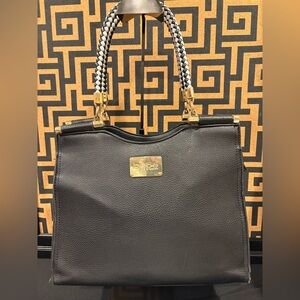 🍀Bebe Natalie Braided Handle Satchel